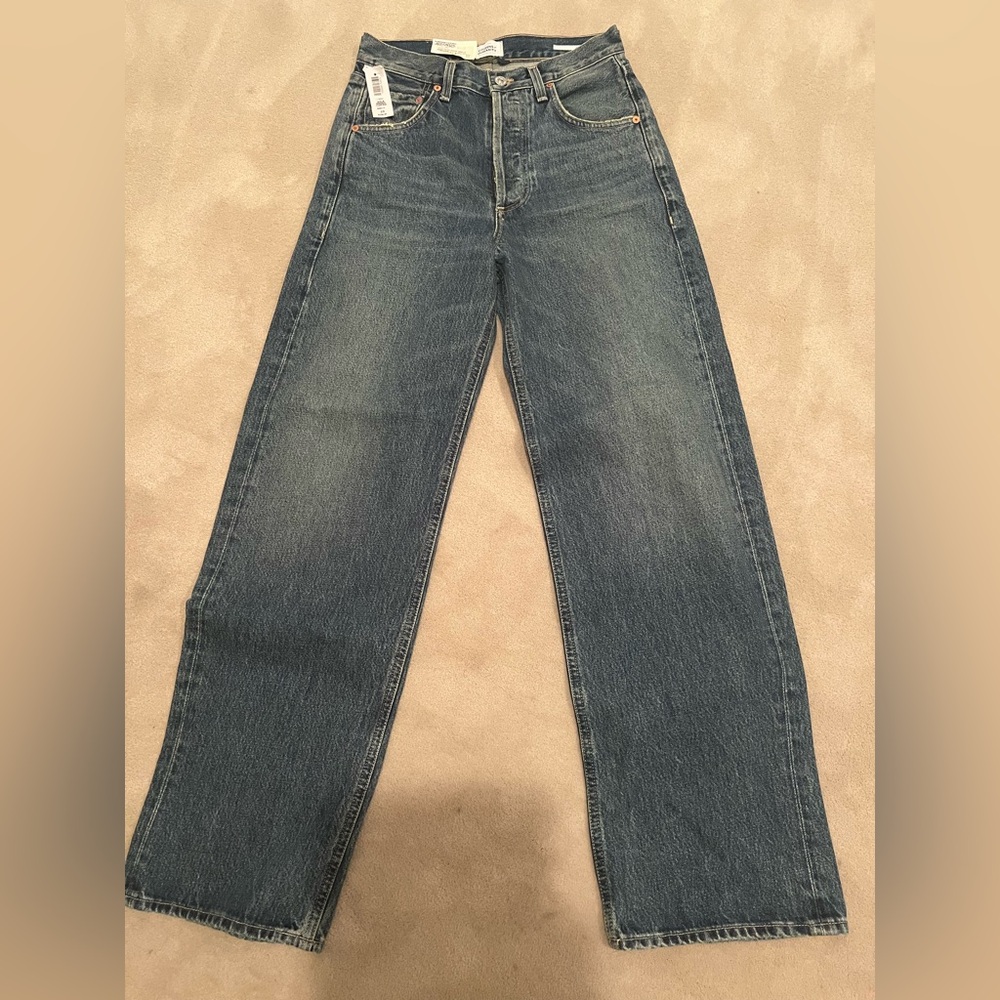Citizens of Humanity
Ayla Baggy
Classic Blue Women's Wide Leg Jeans